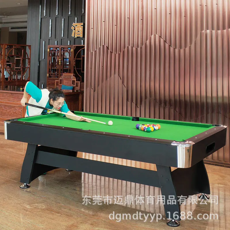 

Billiards table Household standard marble countertop Adult indoor American black eight multi-power automatic return table tennis
