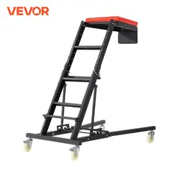 VEVOR Creeper Superiore per Riparazione Motore Automobili Altezza Regolabile 108-164,5cm, Creeper Capacità Carico max. 181kg 4 Ruote Piroettanti, Creeper Pieghevole Carichi Pesanti per Manutenzione