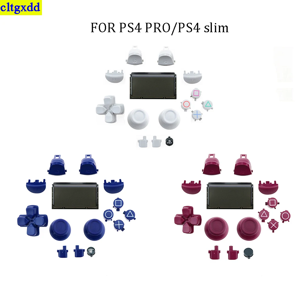 1 set of joystick Dpad R1 L1 R2 L2 direction keys ABXY buttons JDS 040 JDS-040 FOR PS4 PRO/PS4 slim controller buttons