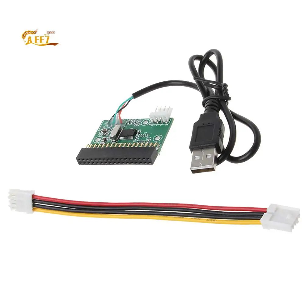 

AEE7-1.44Mb 3,5-дюймовый разъем для гибких дисков, 34-контактный адаптер USB-кабеля, печатная плата, USB-диск для дисковода дисков A