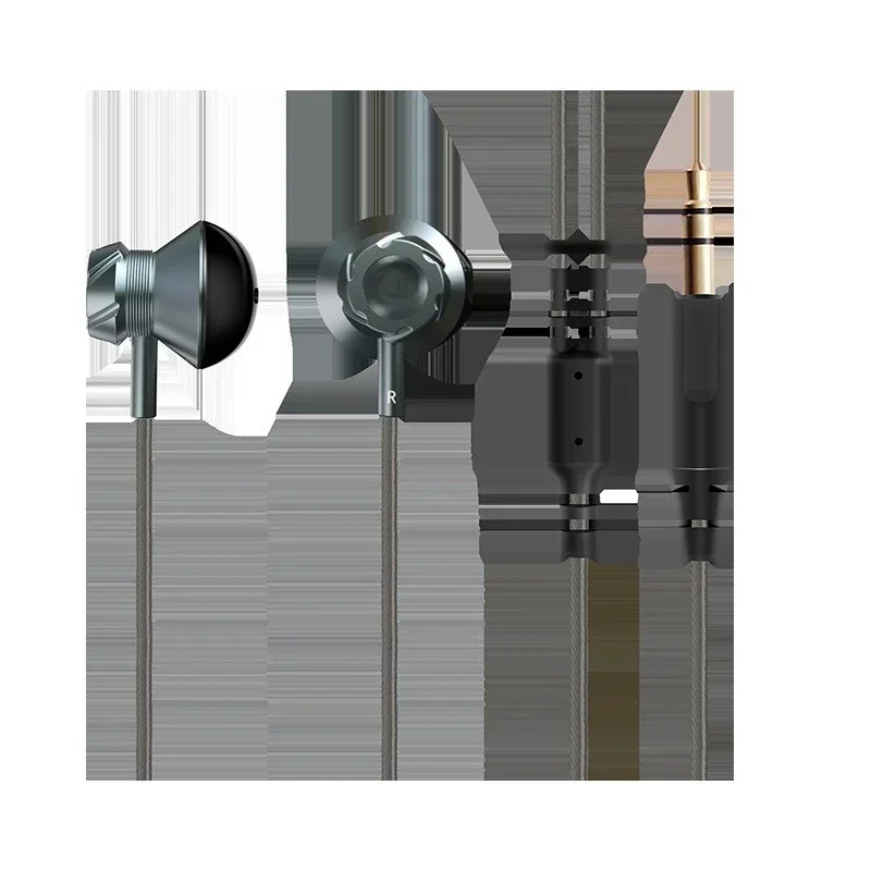 Monitor earphones, earplugs, in-ear listening to songs, live streaming host, live network k song recording, shouting mic