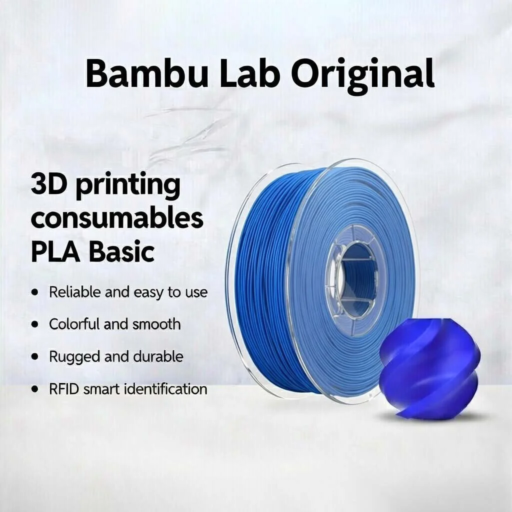 

Оригинальный PLA-пластик Bambu Lab Basic для 3D-печати, 1 кг, высокопрочная нить, RFID-идентификация параметров