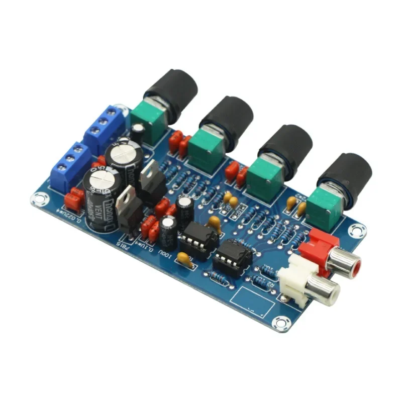 

Amplifier NE5532 Preamp Preamplifier Volume Tone Control Finished Board Treble Midrange Bass EQ DIY Dual AC 12V - 18V