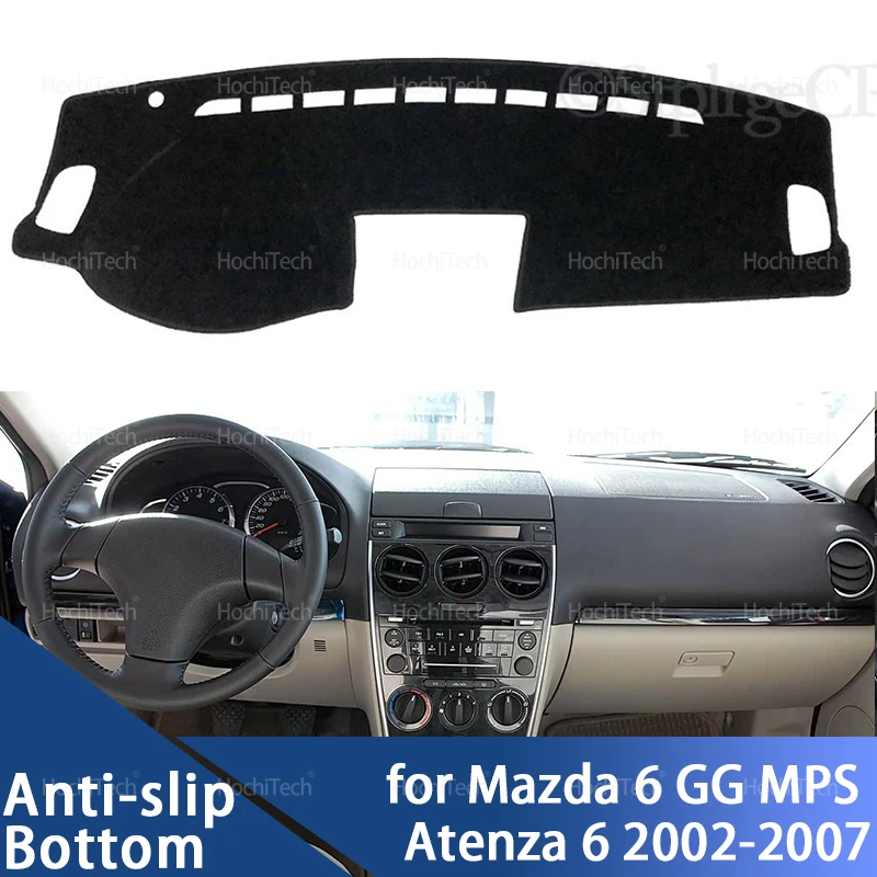 

for Mazda 6 GG1 MPS Atenza 6 Mazdaspeed 2002-2007 Dashboard Cover Protective Pad Dash Board Sunshade Carpet Anti-UV Dashmat