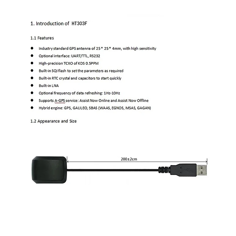 VK-162 Laptop USB Módulo de Navegação GPS, Suporte para Todas as Séries Win System Drive, Alta Qualidade, Novo, 1Pc