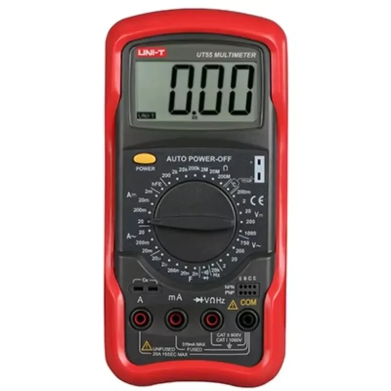 

Unit-T Ut55 High Voltage Ammeter Intelligent Temperature Capacitance Tester Electronic Maintenance Digital Industrial Multimeter