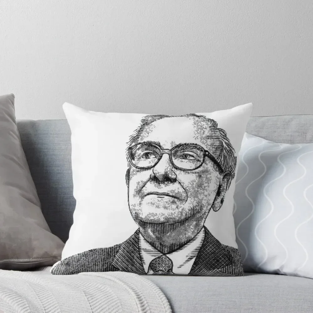 Warren Buffett Throw Pillow Sofa Cushions Cover Sofa Pillow Cover Christmas Covers pillow