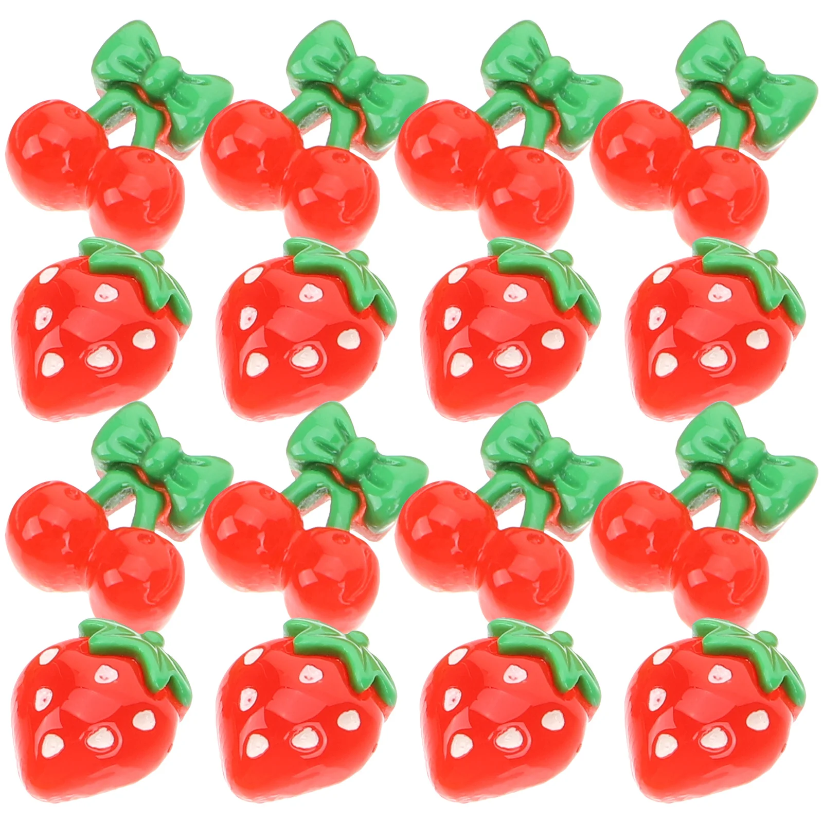 60 uds. Suministros para decoración de uñas con forma de fruta, decoraciones elegantes de frutas, efectos llamativos, herramientas manuales para artesano, suministros para decoración de uñas