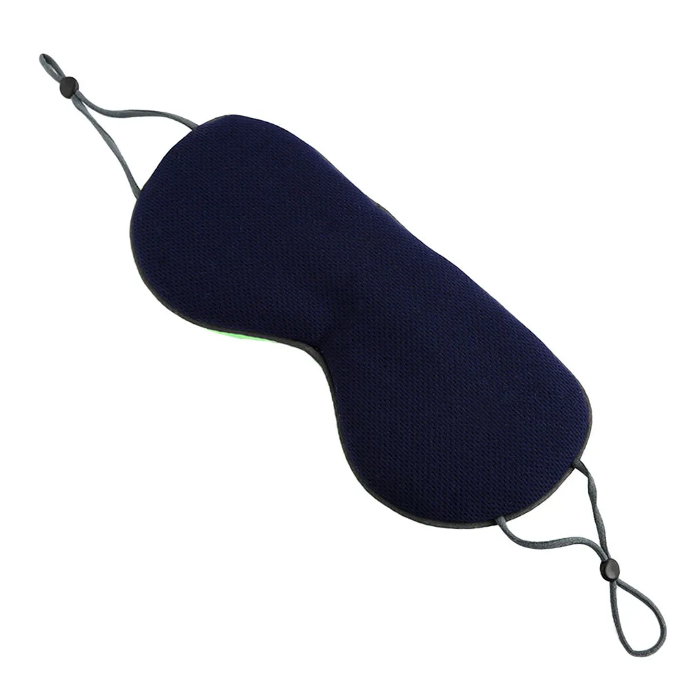 

1Pcs Cooling and Warming Sleep Eye Mask Double Side Adjustable Strap Shading Eye Patch for Travel Home Hotel Lightweight