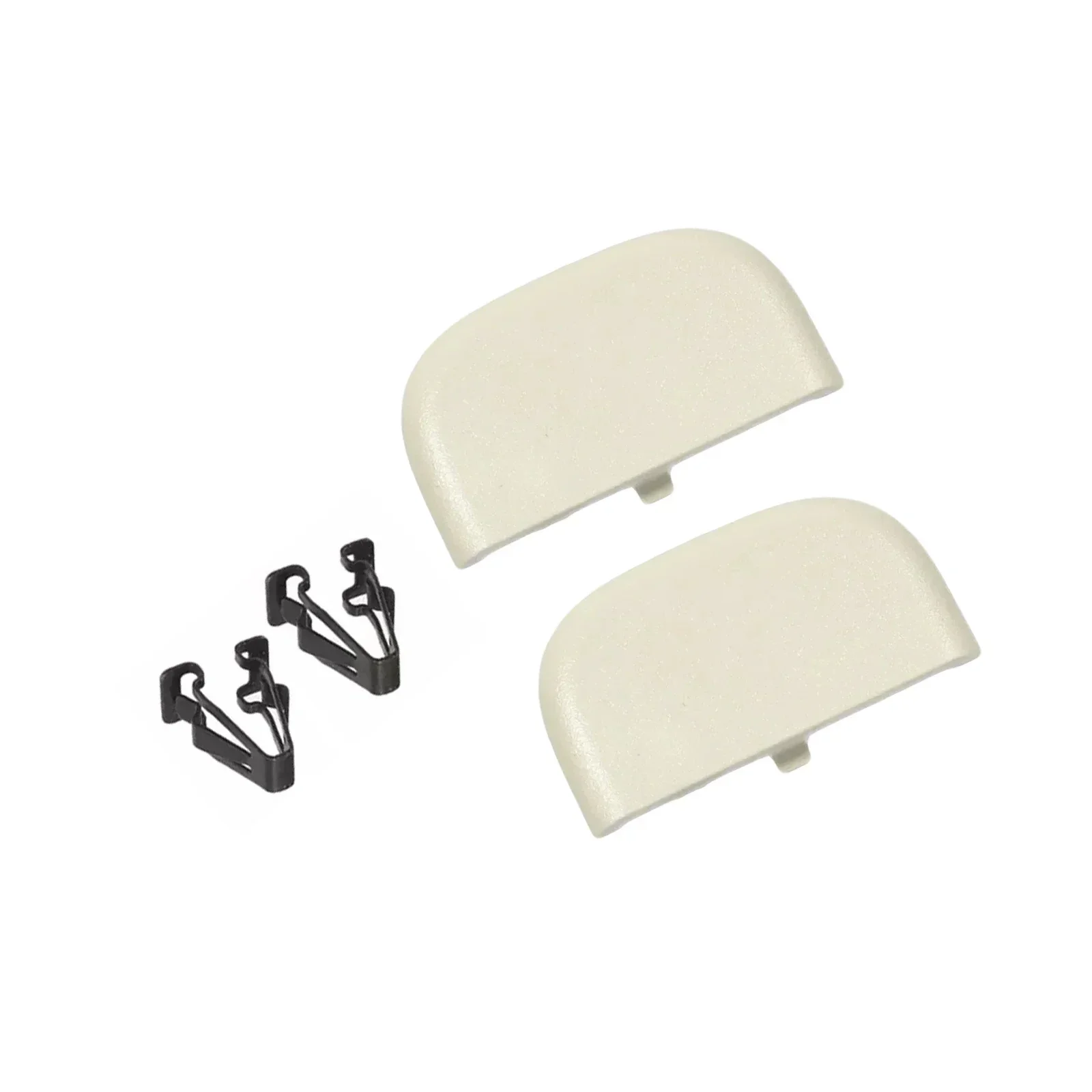 2pcs Car Beige Sun Visor Cap Clip DS7Z-54672A40-AF，DS7Z-9904132-A，DS7Z4273AA For Ford For Fusion 2013 2014-2016 Car Accessories