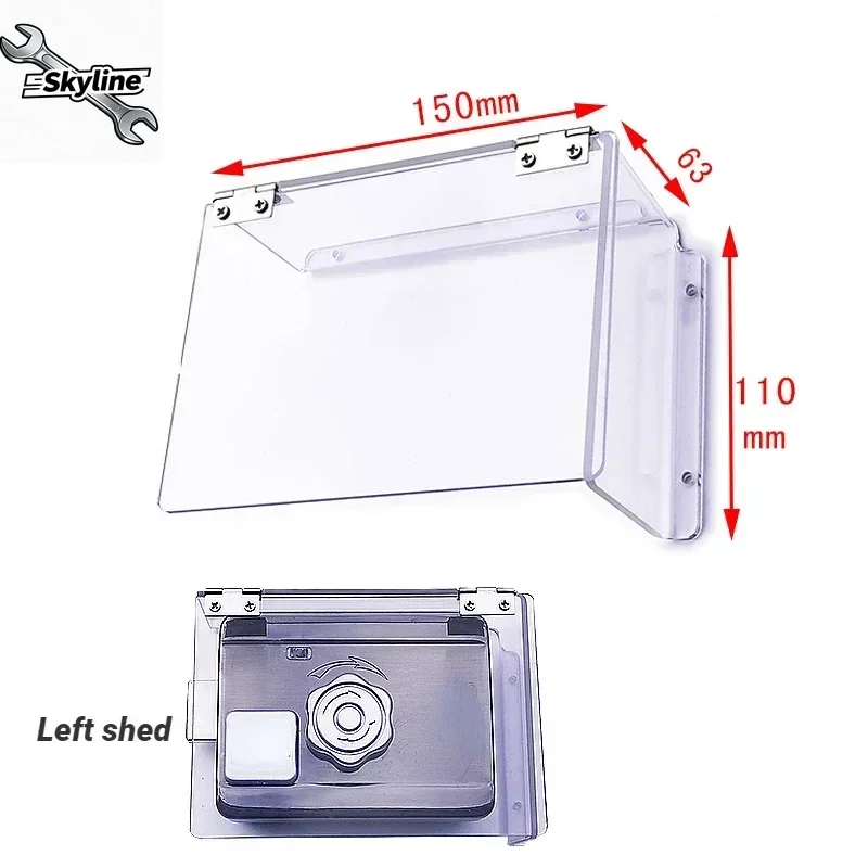 Waterproof Cover for Smart swipe lock Electric Lock Mechanical Door Lock OutDoor snow cover universal type