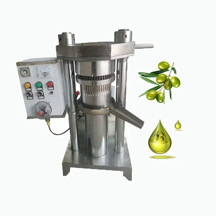 20KG-25KG/hour Vertical Hydraulic Small Cold Sesame Coconut Olive Oil Press Machine