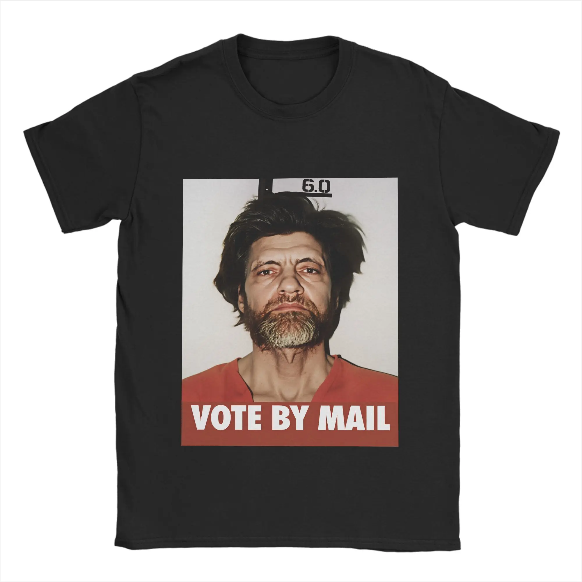 Ted Kaczynskis  Pure Cotton T Shirt For Men Summer  Y2K Funny T-Shirts Crewneck Hippie Tees Oversized Dropshipping Tops