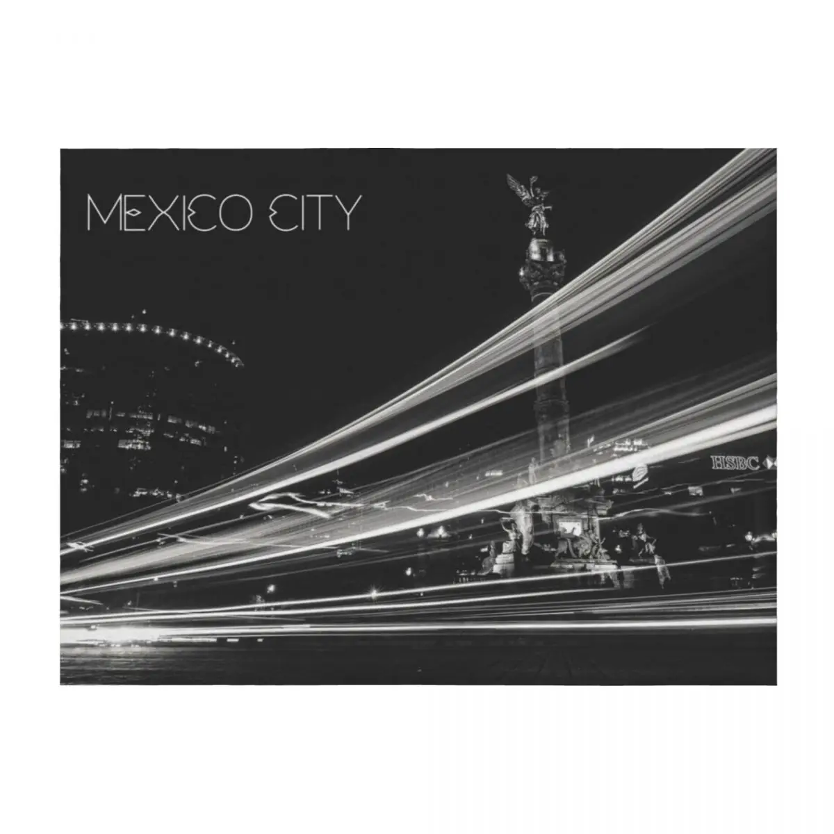 

Premium poster Mexico City Angel of Independencia Throw Blanket Comforter Beach Personalized Gift For Sofa Thin Blankets