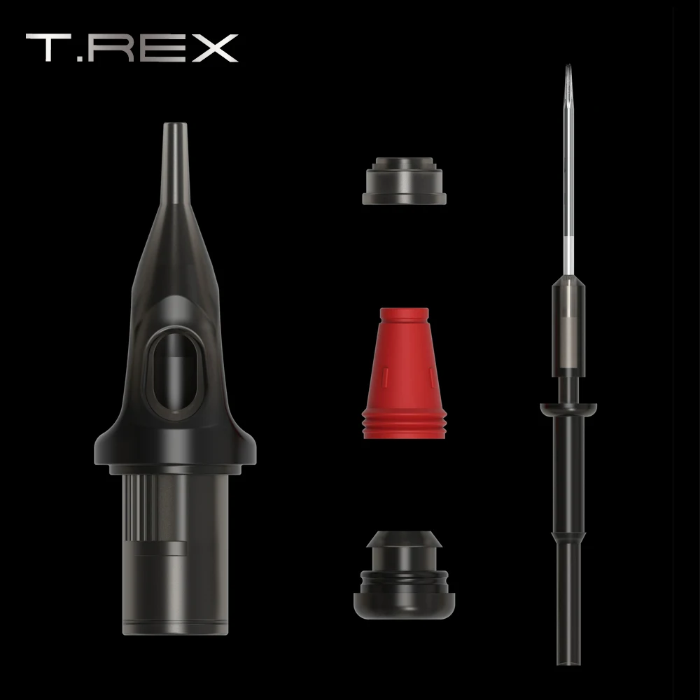 T-Rex NB 0.35mm RL M1 Tattoo Cartridge Needle Round Liner Shader Supply forniture per tatuaggi permanenti per il trucco