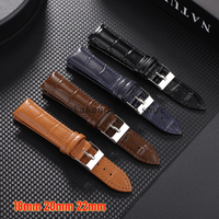 18mm 20mm 22mm Genuine Leather Calfskin Watch Strap for Seiko for Omega for Cartier Watchband Men Women Business Wristbelt