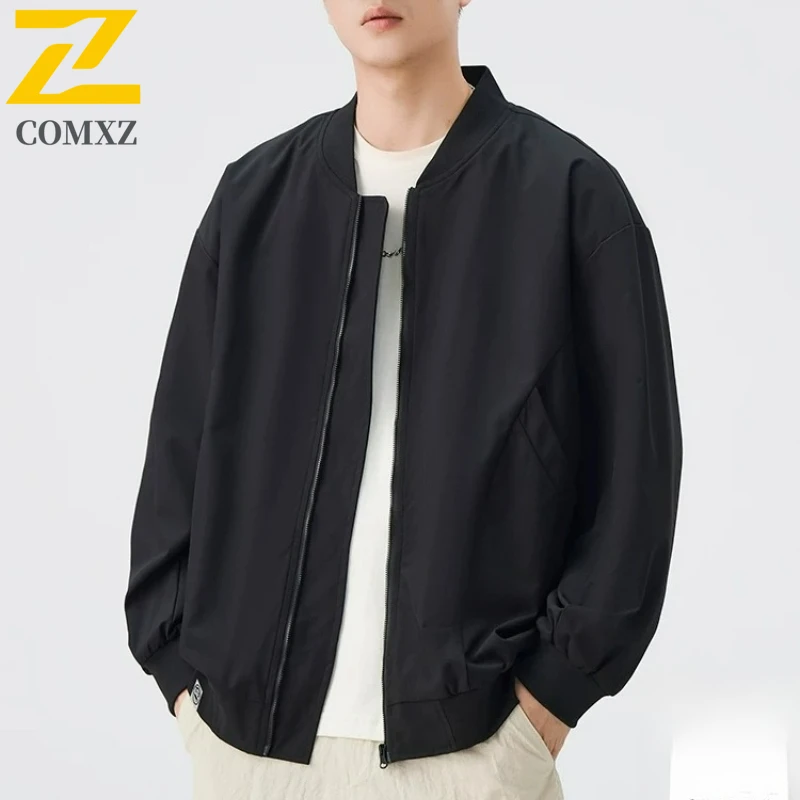 

COMXZ универсальная ветрозащитная водонепроницаемая повседневная уличная куртка высокого качества для пешего туризма и рыбалки, ветровка, куртка для путешествий, мужские куртки
