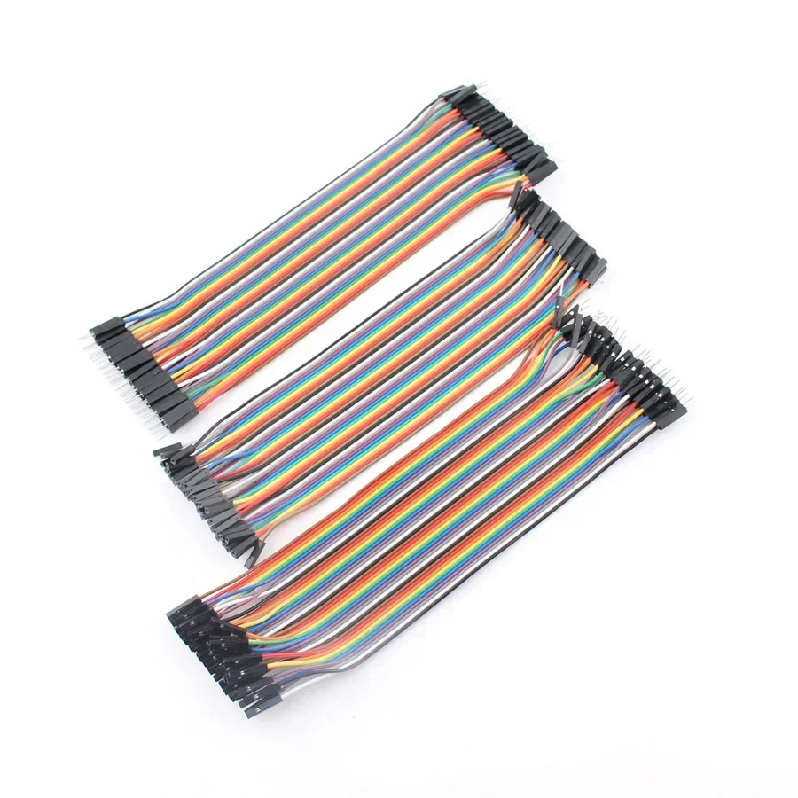 Cavo Dupont in filo di rame con filo di collegamento per Arduino Jumper Wire per pastore elettronico maschio a maschio femmina a femmina10CM 20CM