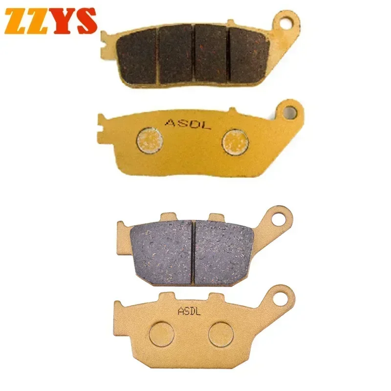 

Front Rear Brake Pads Disc Tablets For HONDA VTR250W VTR250 MC33 98-07 VTR 250 9 2009-10 XL600 XL600V Trans Alp XL TransAlp 600