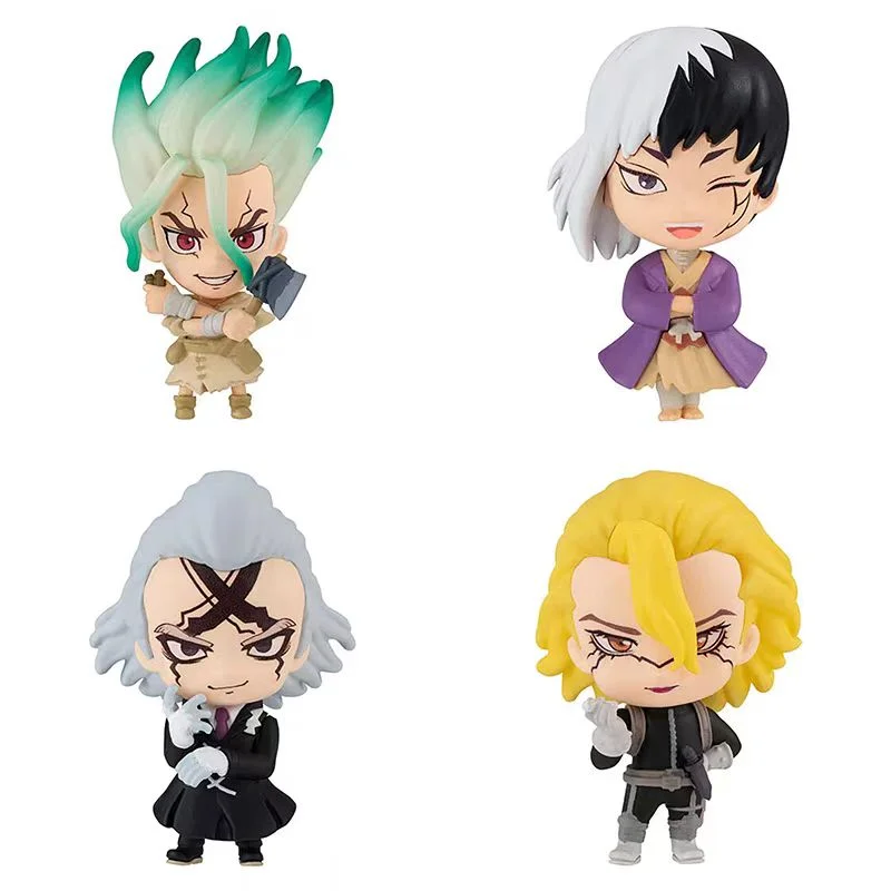 Dr. STONE Standing Pose Capsule Toy - Senku Ishigami, Gen Asagiri