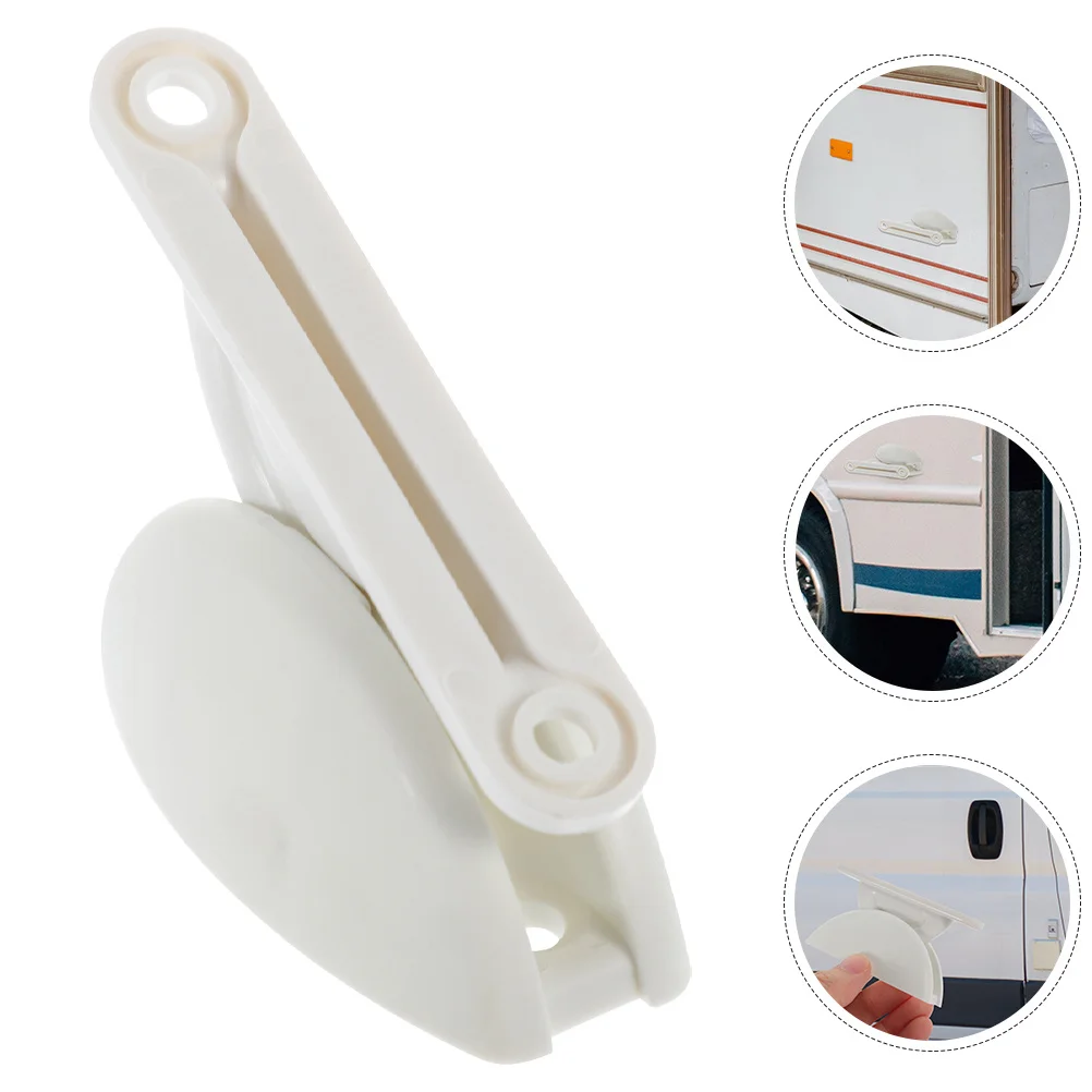 

2 шт., ограничитель всасывания дверей, стопорные защелки, нейлоновые аксессуары для каравана, автофургона, кемпинга, тихие регулируемые дверные защелки, крючки