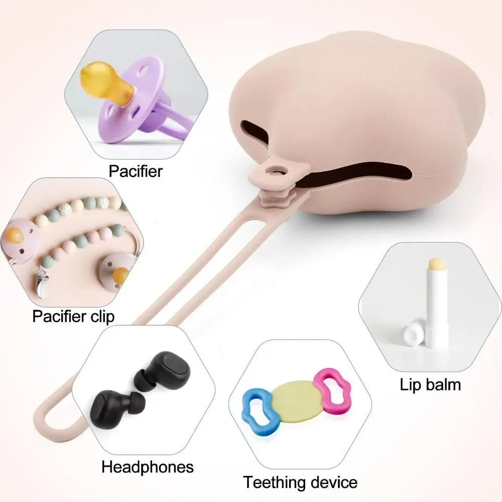 

Силиконовый ящик для хранения соски, моющийся гигиенический держатель для соски, чехол в форме звезды, пылезащитный держатель для детской пустышки, коробка для путешествий