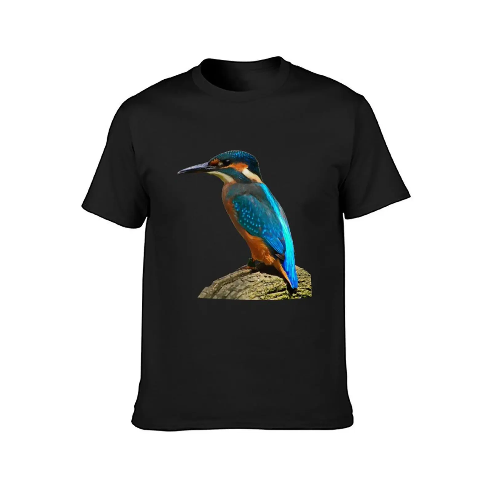 kingfisher T-Shirt vintage customs design your own t shirts for men cotton