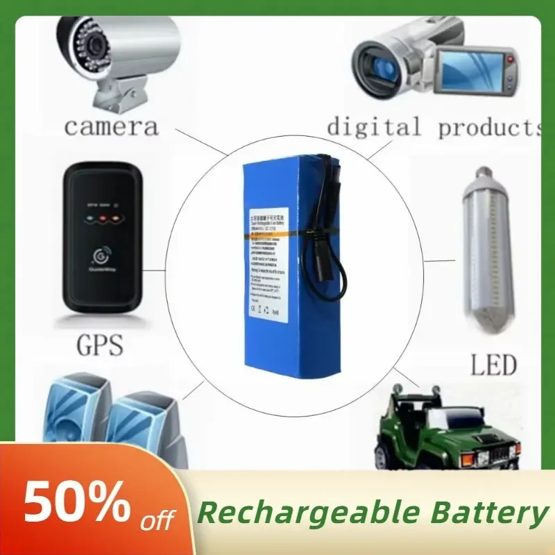 12V 9800mAh Lithium Rechargeable Battery for CCTV Camera Wireless Transmitter Mini Speaker Remote Control Car Battery