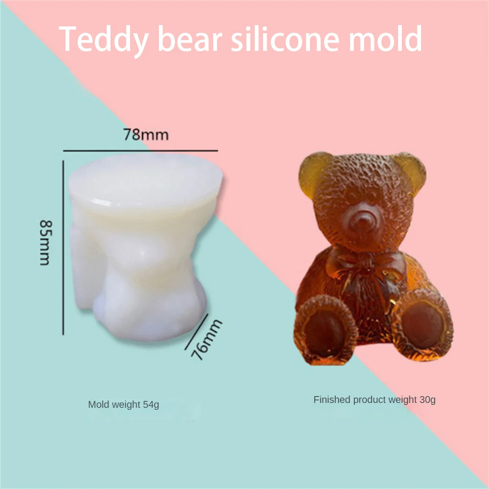 Silicone Mold Easier Demoulding Many Capacity Options Ice Cubes Little Bear Mold Soft And Easy To Demould Ice Bear Mold