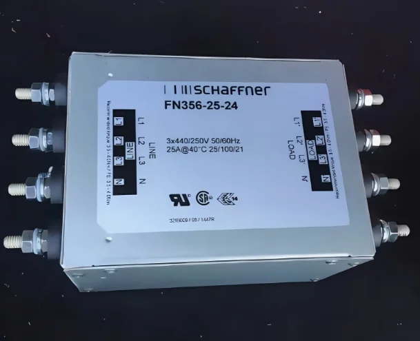 

1PCS/LOT SCHAFFNER FN356-25-24 FILTER 3x440/250V 50/60HZ 25A