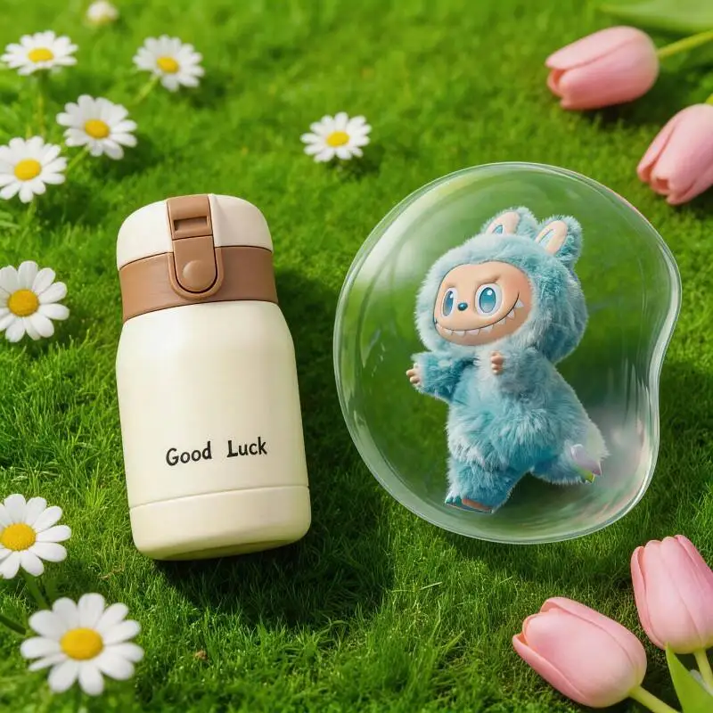 

POP MART THE MONSTERS Серия Forward High Energy: Термос-кружка LABUBU для быстрого охлаждения и сохранения температуры