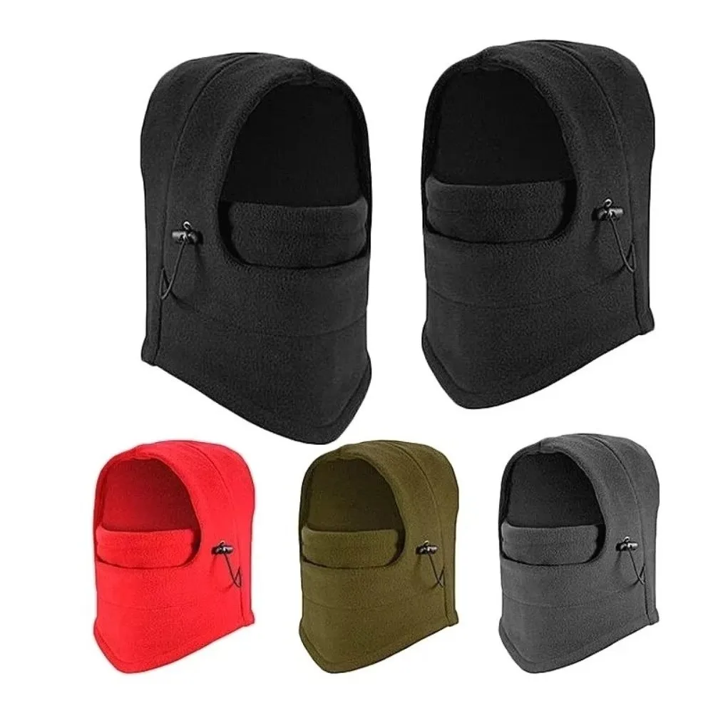 Neue winddichte Fleece-Sturmhaube mit Kapuze, Thermo-Fleece-Halswärmer, Polar-Fleece-Mütze für Outdoor-Aktivitäten, Reiten und Radfahren, für Damen und Herren
