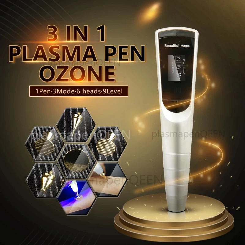 Plasma Pen 3 in 1 Beauty Ozone Plasma Pen Fibroblast Eye Lift Jett Plasma Pen Wrinkle Removal Skin Rejuvenation Jet Machine