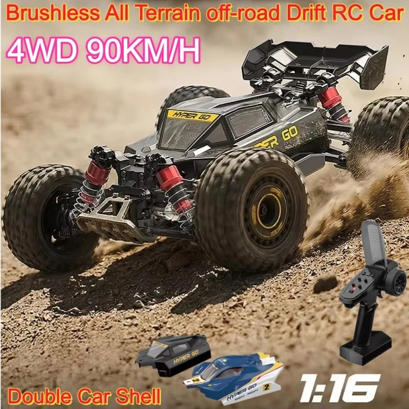 Professional 90KM/H Brushless RC Racing Car 2.4G 4WD Remote Control Car High-Speed Off-Road  Climbing Vehical With 3S battery
