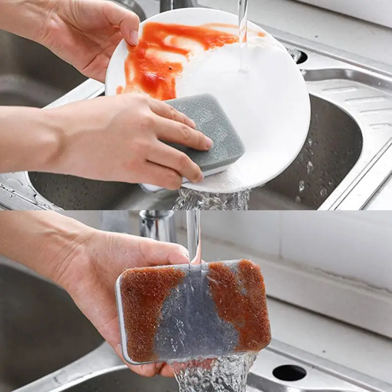 10/5/3/1PC Cleaning Sponges Double-sided Pan Pot Dish-Washing Sponges Household Scouring Pad Kit Tools Kitchen Tableware Brush