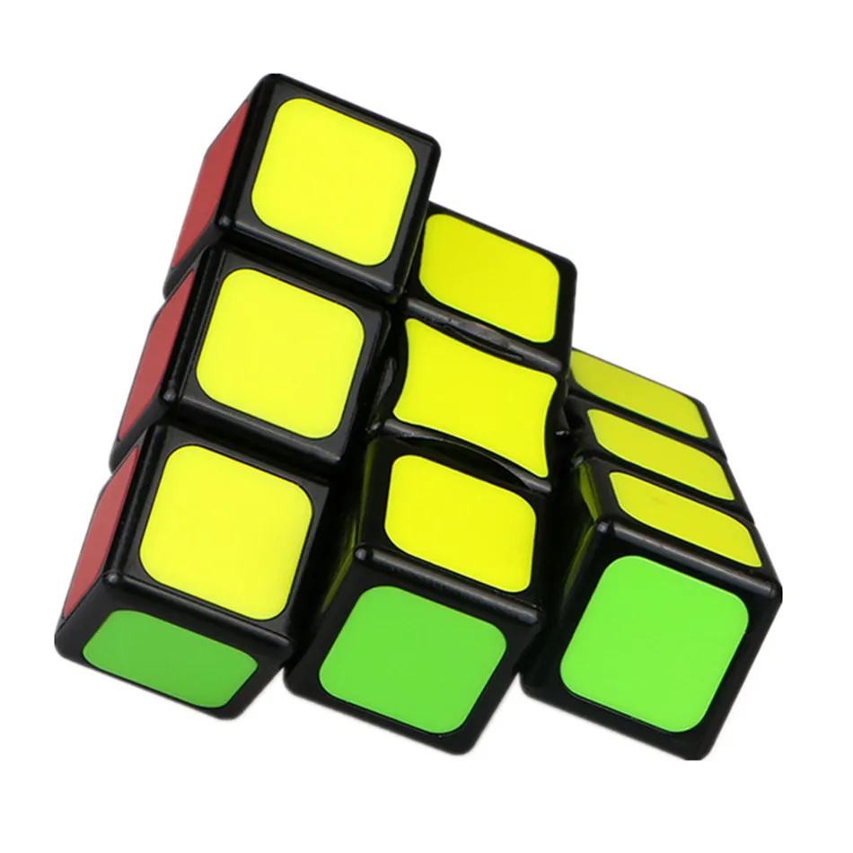 QiYi Professional Magic Square Puzzle Cubos, Brinquedos Anti-Stress para Crianças, Velocidade Cube Presente, 133 123, 1x3x3, 1x2x3