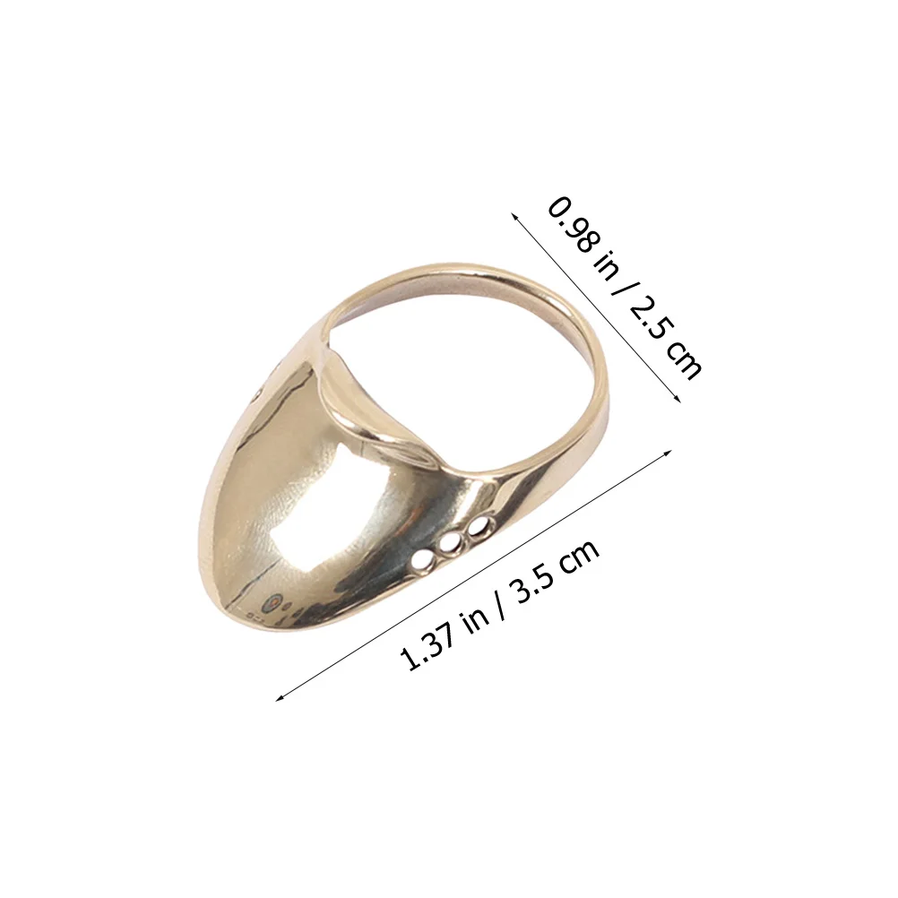 

1Set Wear-Resistant Brass Archery Ring Precision Crafted Solid Construction Suitable for Traditional Archery Convenient Finger