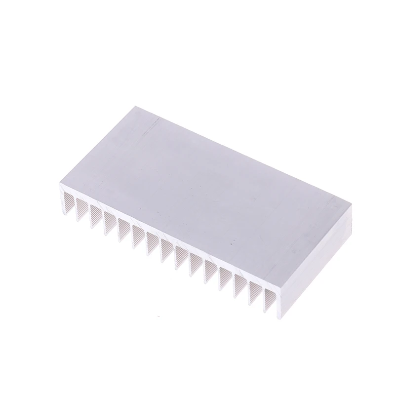 1pc 100*18*50 Aluminum Heatsink Cooling Pad For High Power LED IC Chip Cooler Radiator Heat Sink for LED COB Light 100*18*L50MM