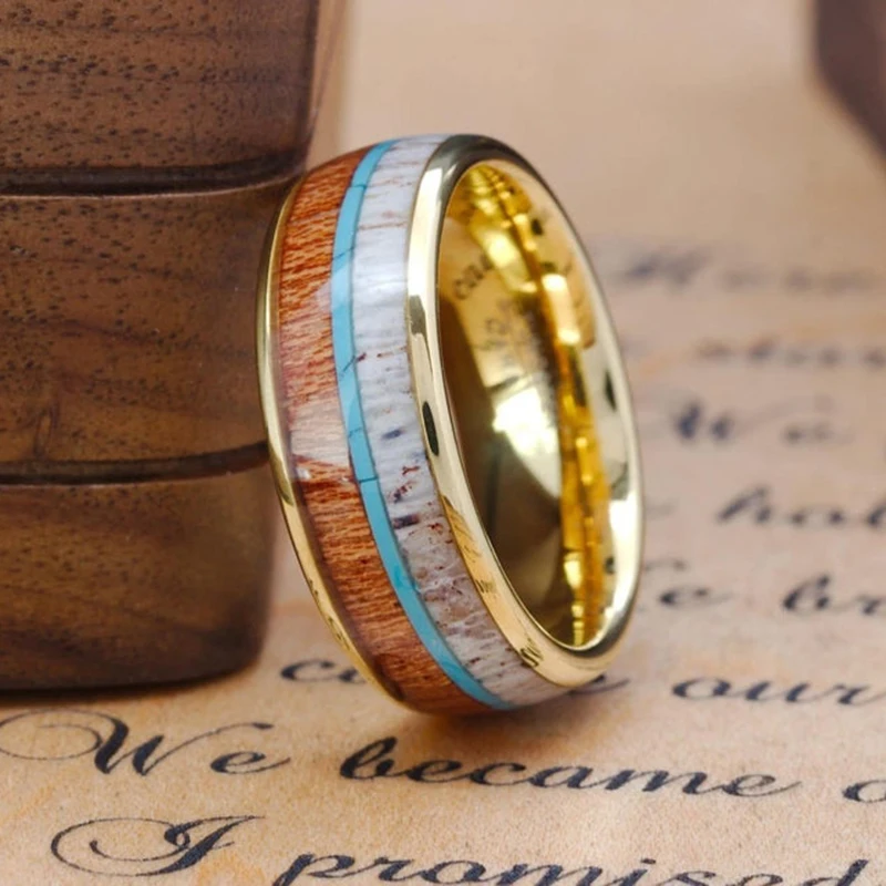 Deer Antler Ring, S…