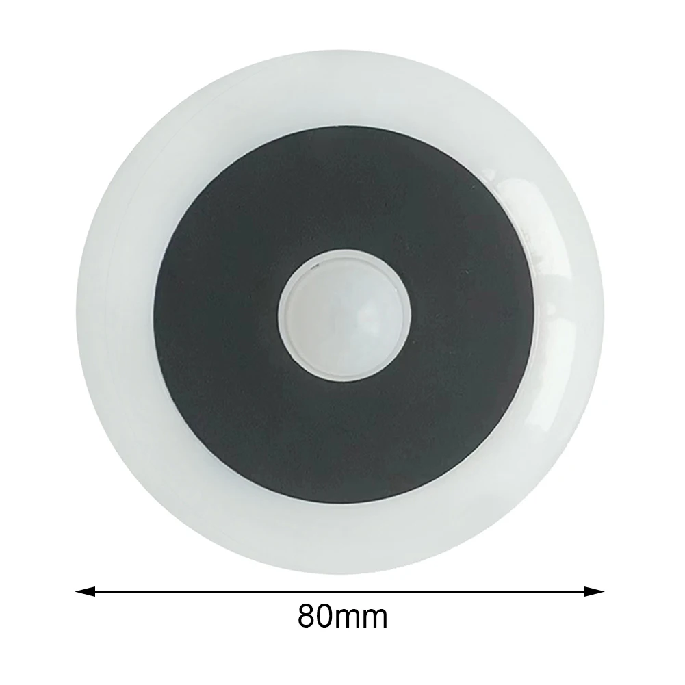Small Round Smart Sensors Light Cordless Motion Activations Nightlight For Room Kitchen Aisle