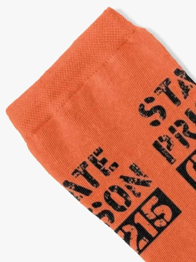 State prison or jail number orange costume Socks tennis shoes Socks Girl Men's