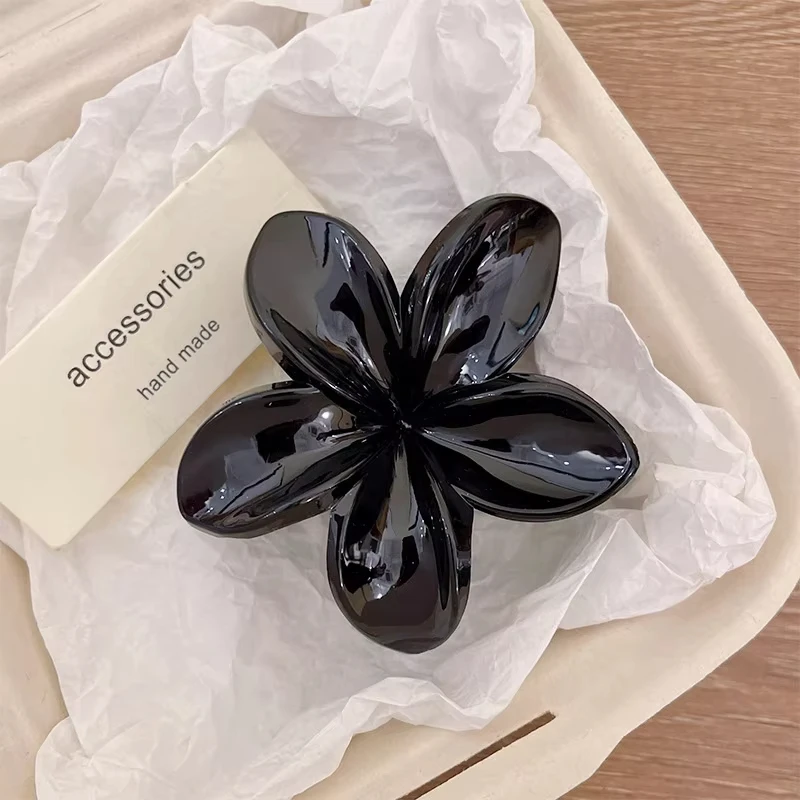 جديد هاواي التدرج زهرة مشبك شعر كليب للنساء موضة البلاستيك عدم الانزلاق عقد دبوس الشعر باريت فتاة إكسسوارات الشعر #5