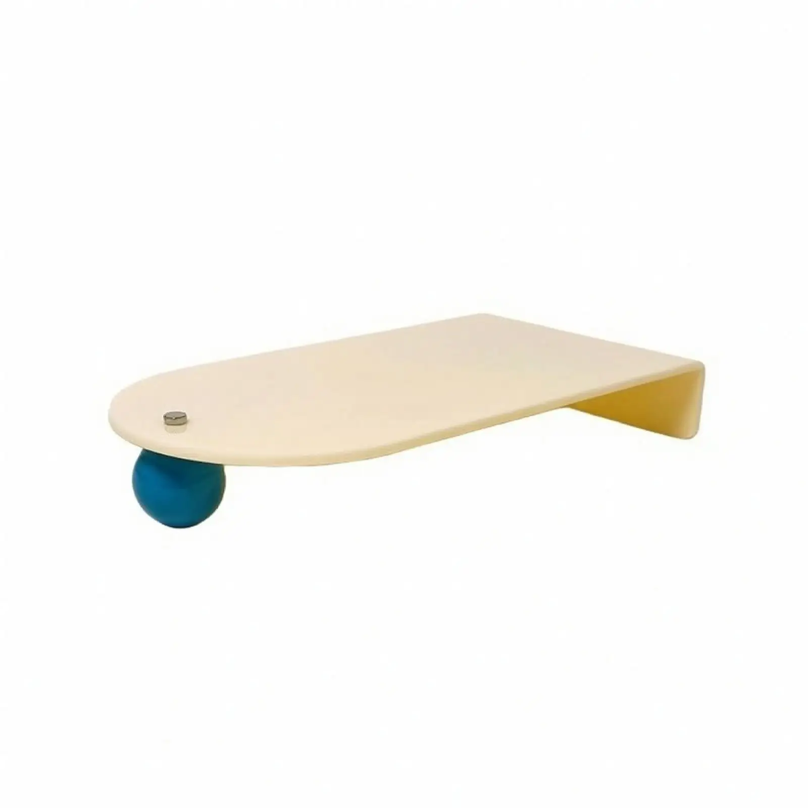Acrylic Dessert Display Tray Compact Rounded Rectangular Dessert Stand Low-Profile Acrylic Riser Multi-Purpose Space Saving