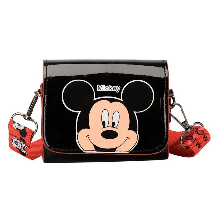 Disney children\'s small shoulder bag new Mickey mouse cute small bag PU messenger bag boy girl mini coin purse