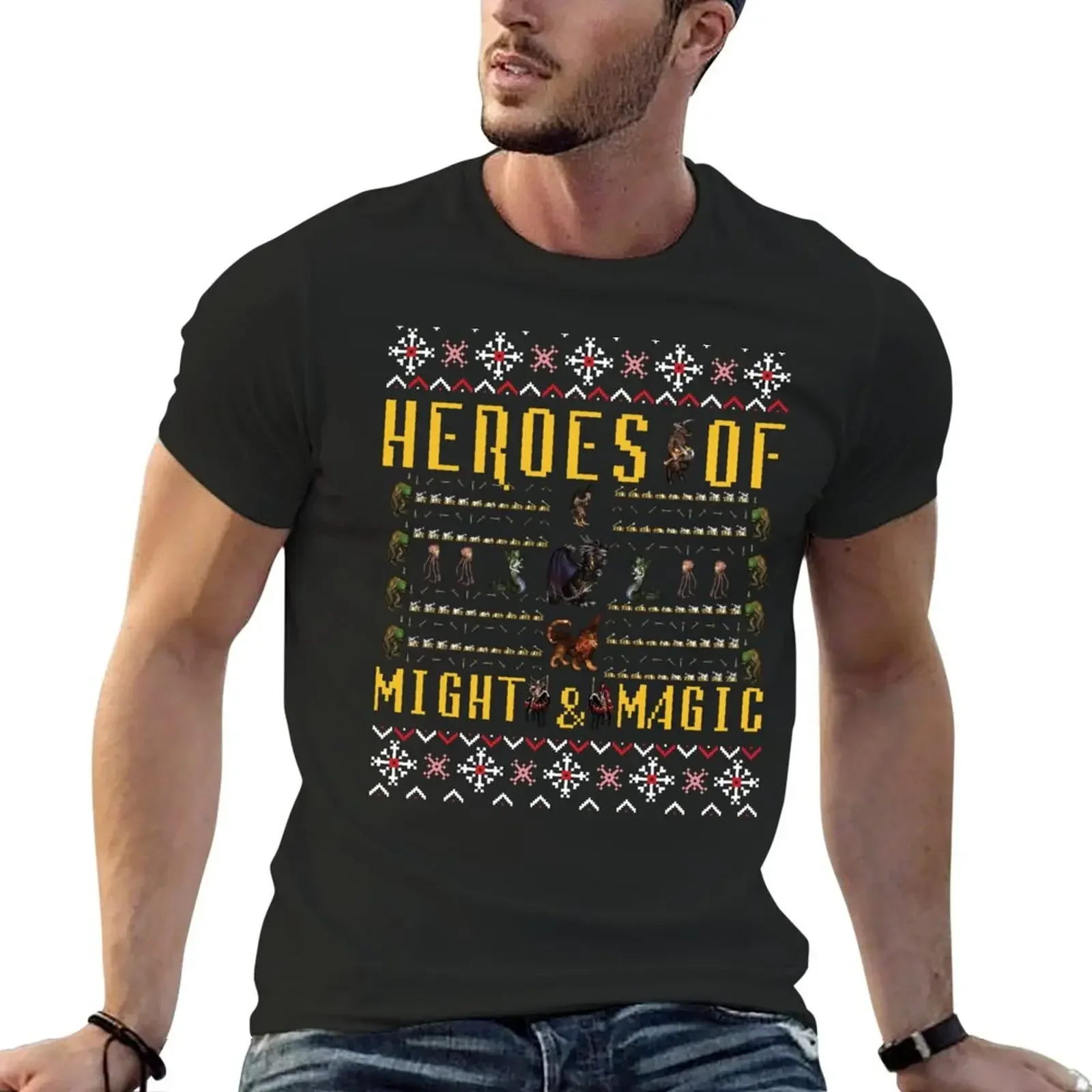 

Heroes of Might and Magic HoMM Ugly Sweater T-Shirt new edition aesthetic clothes street wear men t shirts