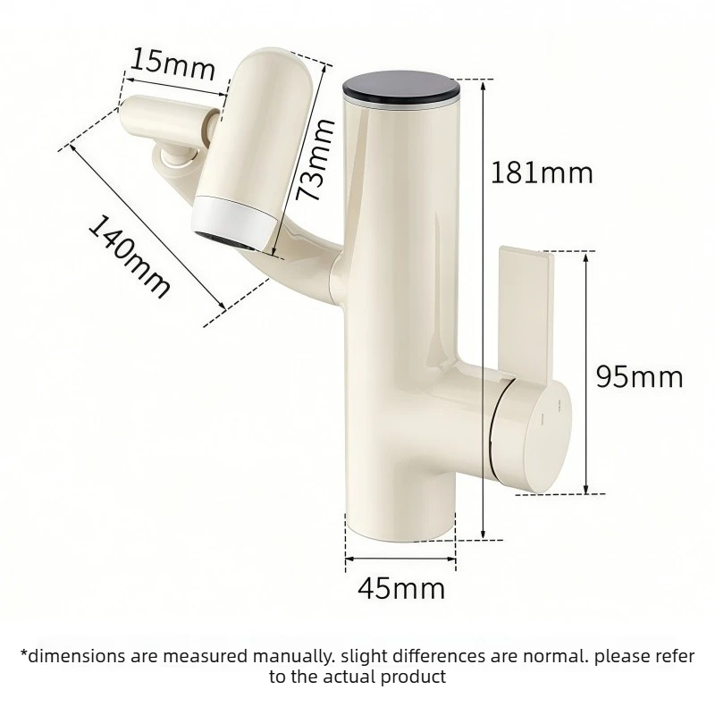 Multi-color Universal Mechanical Arm Cactus Oxygen Bubble Water Washing Basin Faucet Dopamine Hot and Cold Water Faucet
