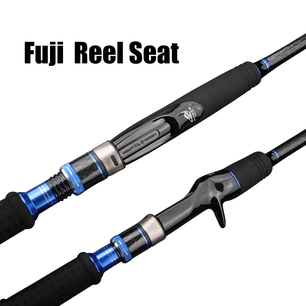 ROLLFISH Premium Fast Jigging Rod Fuji Guides und Rollenhalter Spinning/Casting Carbon Fiber Salzwasser Angelrute – Detail 3