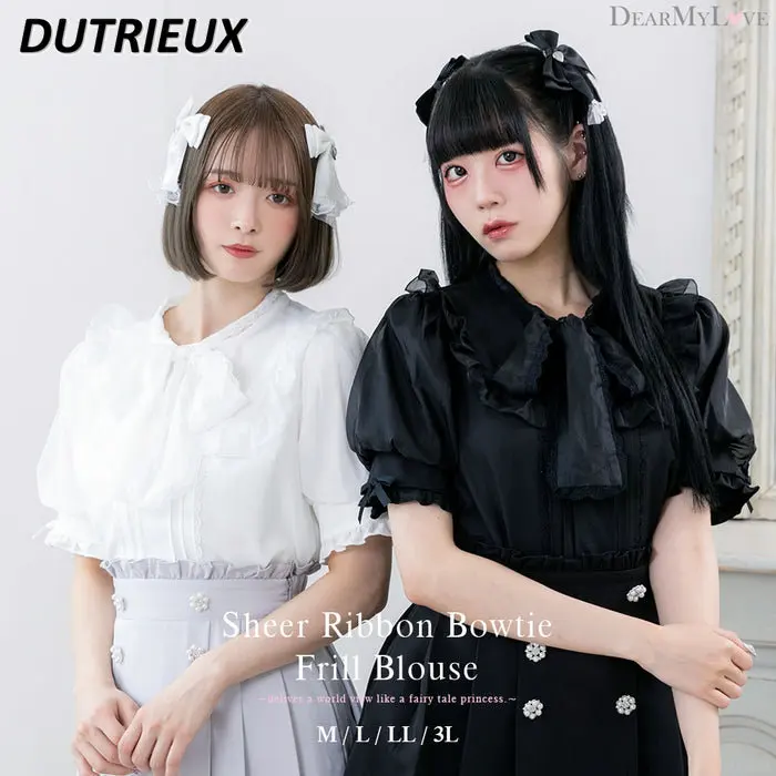 Summer Women's Shirt 2023 New Japanese Style Short Sleeve Shirts Female Loose Slimming Bow Solid Color Sweet Lady Elegant Blouse