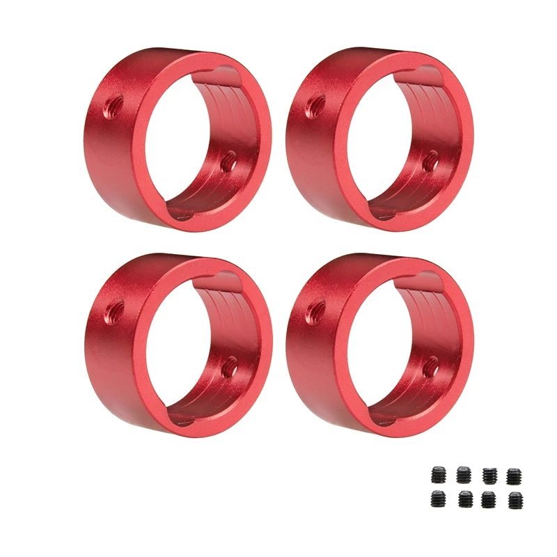 Outdrive Cup Protect Ring Drive Cup Sleeves Set For TRAXXAS 1/6 4WD XRT 8S-78086-4 Traxxas Rc Upgrade Replacement Parts Red