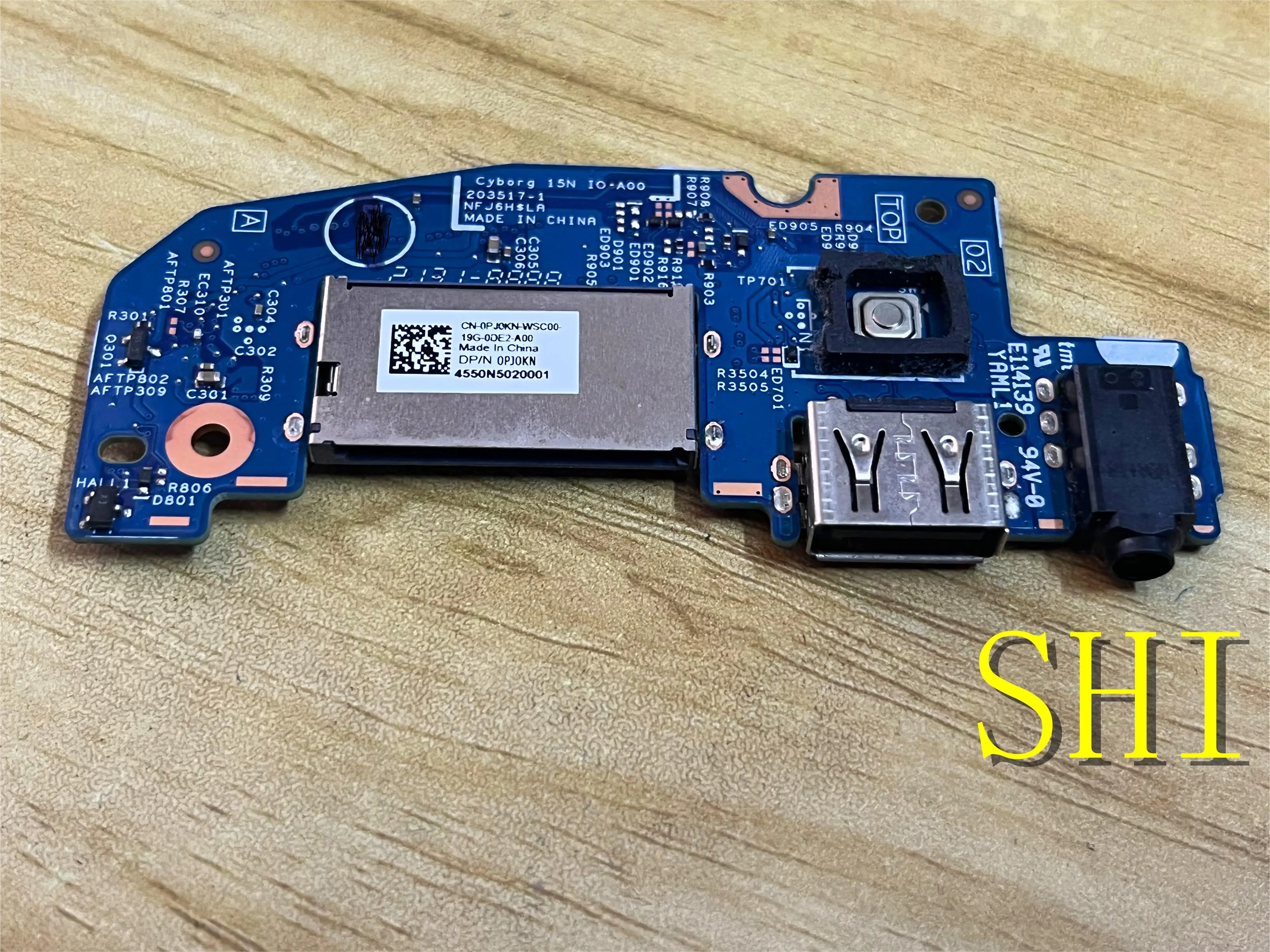 قارئ بطاقة SD USB لوحة زر طاقة ، 0j0kn لـ Dell on ، inspiro ، من من ، إلى ، PJ0KN ،-1 ، Test Ok ، شحن مجاني